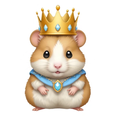princess hamster sticker