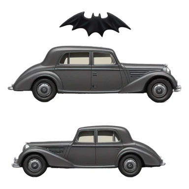  Batman’s 1943 hot wheels WW2 Mercedes German Staff Officer’s 4-door Car sticker