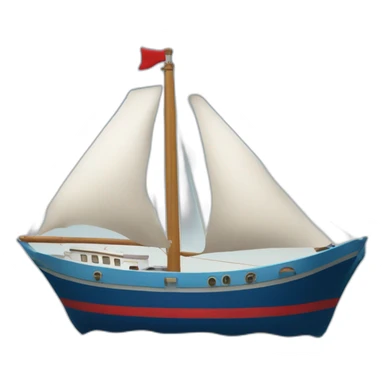 bateau dans un bouteille sticker
