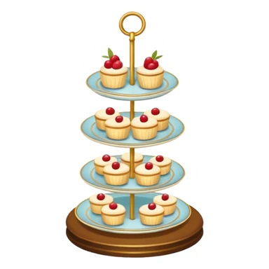 afternoon tea stand sticker