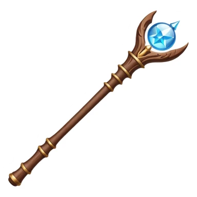 Harry Potter magic wand Brown and sade sticker