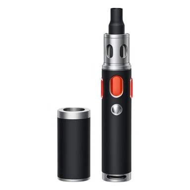 black simple Electronic cigarette sticker