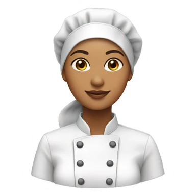woman, hijab, chef hat sticker