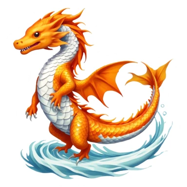Koi-Sergal-Dragon, full body sticker