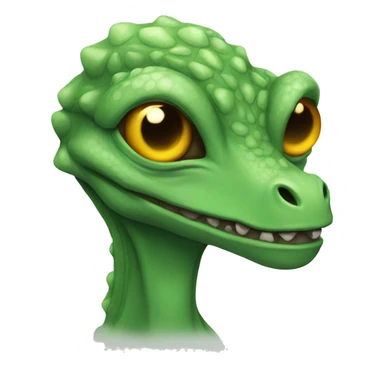 alien reptile sticker