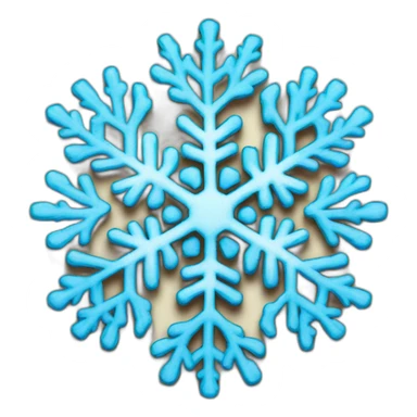 snowflake-in-the-blue-picture-frame sticker