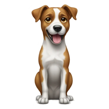 dog on hind legs sticker