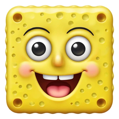 SpongeBob Square Smiling sticker