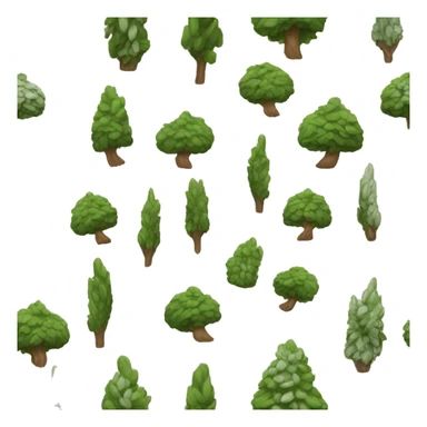 cypress tree seeds sticker