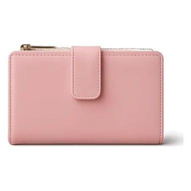 pink wallet, modern, stylish sticker