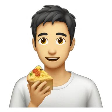 sumanto-eating sticker