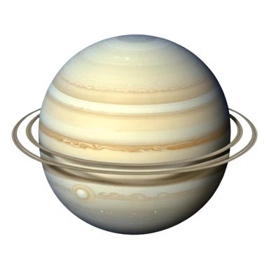 Saturn with 2nd largest moon sticker