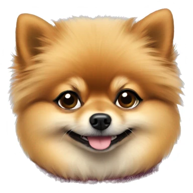 Pomeranian in sweater sticker