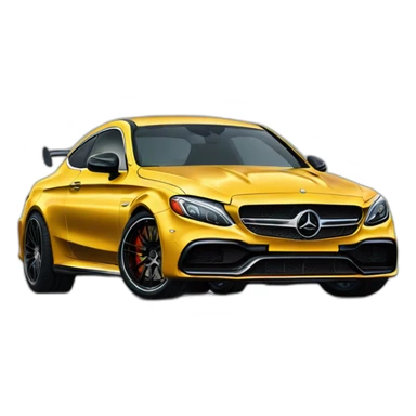 mercedes C63 AmG sticker