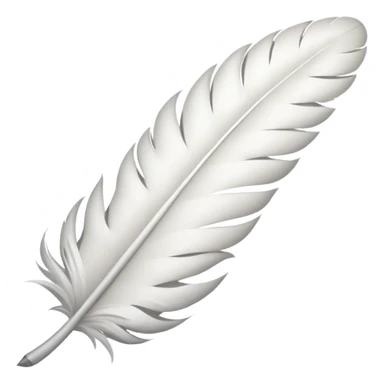 Make this as a single left wing 🪽 in a text form sticker