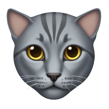 Grey cat of the Donian Sphinx sticker