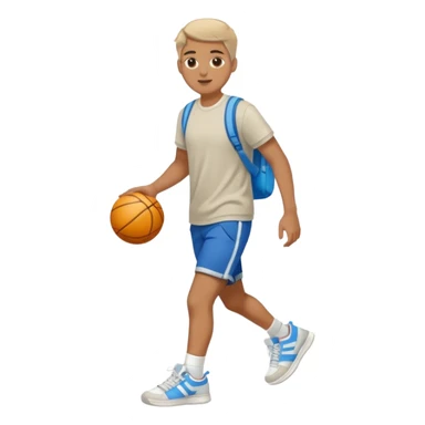 🧍🏻make him in shorts and sneakers sticker