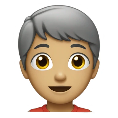 child convinced of victory sticker