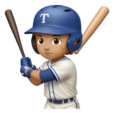 person hitting a home run sticker