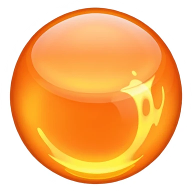 Molten Glass Orb sticker
