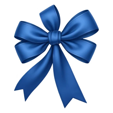 Laço azul escuro sticker