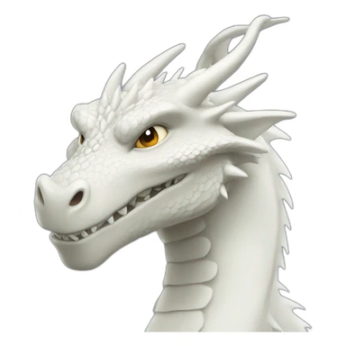 dragon blanc for discord sticker