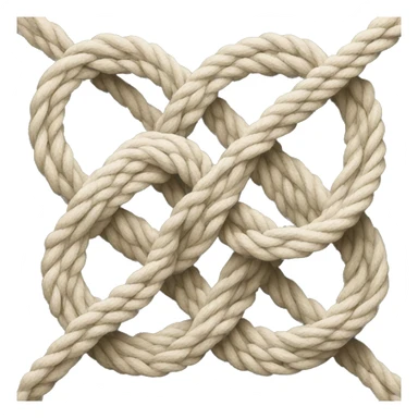 figure-of-eight knot sticker