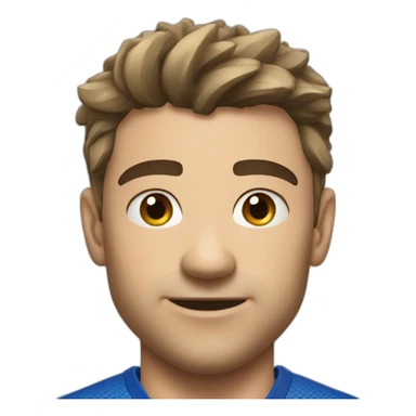 Antoine Dupont playing rugby sticker