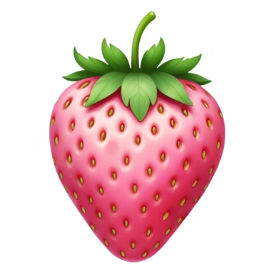 Light Pink strawberry sticker