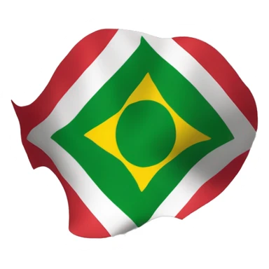 create an emoji of a city flag, of Montes Claros, minas gerais, Brazil sticker