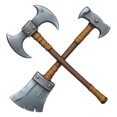 barbarian axe sticker
