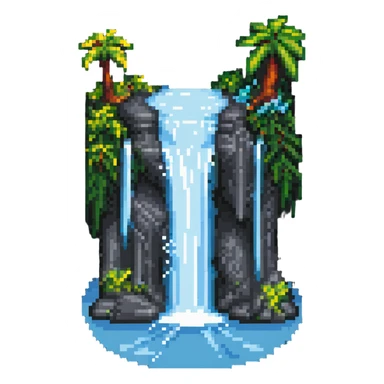 waterfall sticker