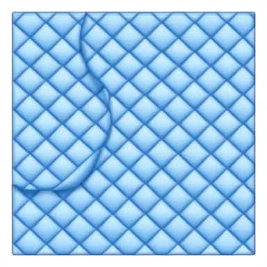 Cloudy blue check  sticker