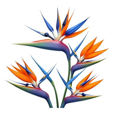 Birds of Paradise Flower sticker