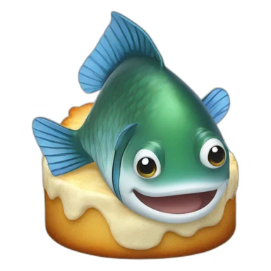 Fish Cake sticker