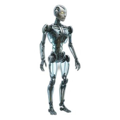 Biomechanical see through human machine hybrid sticker