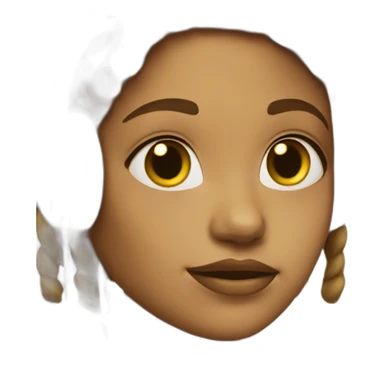 girl with wires earphones  sticker