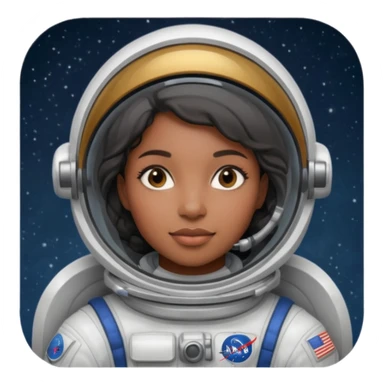 astranots without helmet black woman sticker