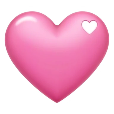 Pink heart sticker