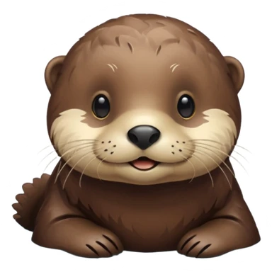 Sea otter sticker
