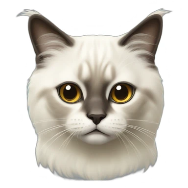 Sacred Birman cat sticker