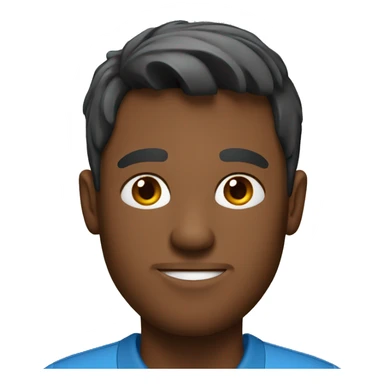 A guy in a polo shirt sticker