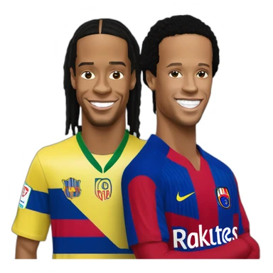 Ronaldinho et Neymar jr sticker