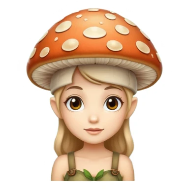 Mushroom fairy  sticker