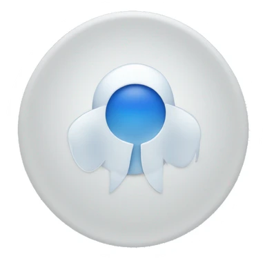 white tick in blue circle sticker