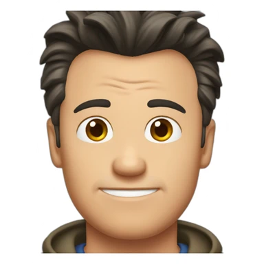 Chandler bing sticker