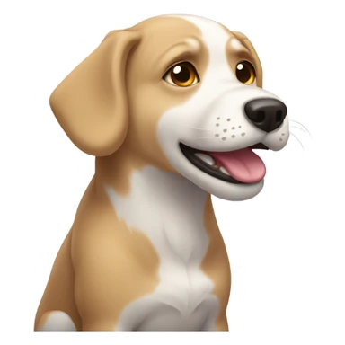 Perrito cagando  sticker