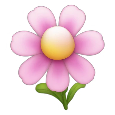 flower eart sticker