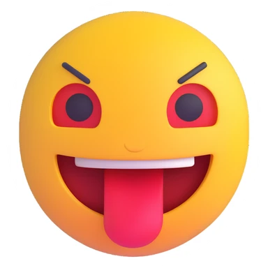 mutant, 3D emoji style sticker