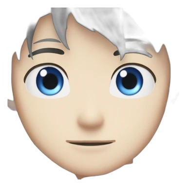 Gojo satoru with blue eyes sticker